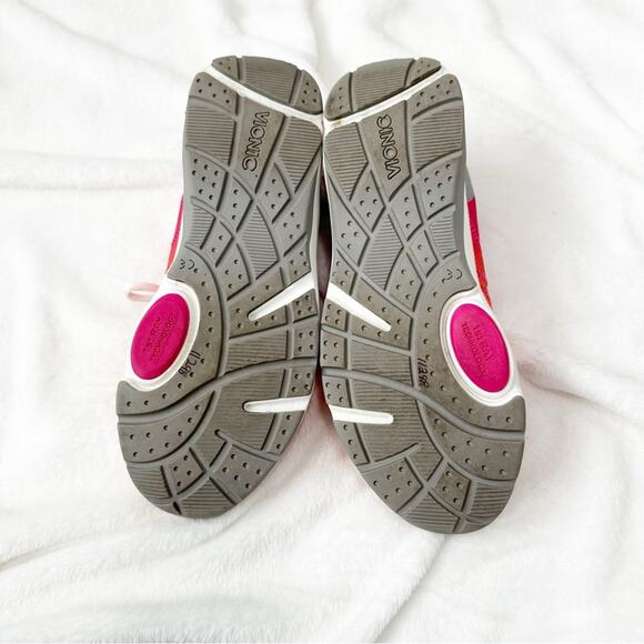 Vionic Alliance walking sneaker ortho heel athletic shoe size 8 orange pink - Picture 6 of 10